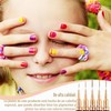 Pinceles para Nail Art Vesaneae – Set 5 tamaños para