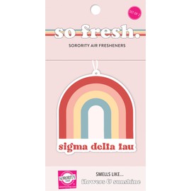 Sigma Delta Tau - Rainbow Air Freshener - 2/Pack - Flowers & Sunshine Scent