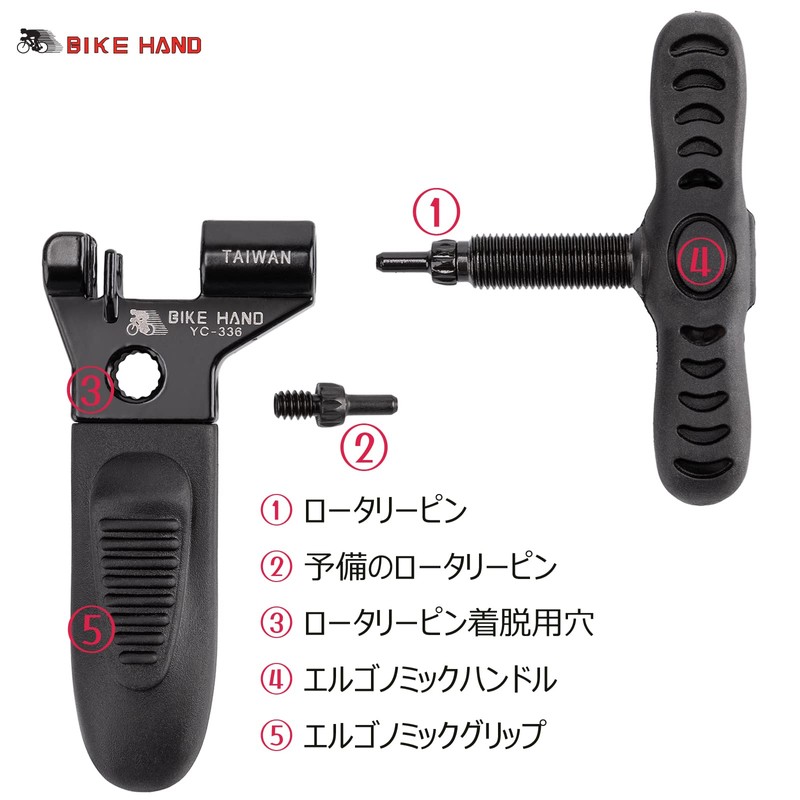 BIKE HAND Bicycle Chain Cutter 7-12 Speed Chain Tool (YC-336)