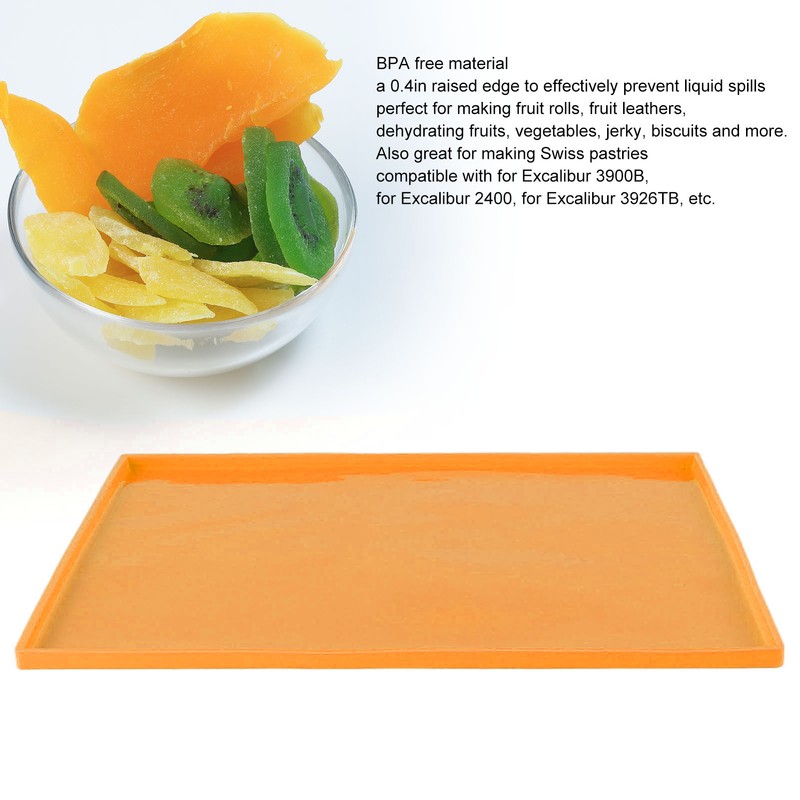 4Pcs Silicone Dehydrator Mats Food Grade High Temperature Resistance Prevent