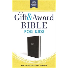 NIV, Gift and Award Bible for Kids, Flexcover, Black, Comfort Print