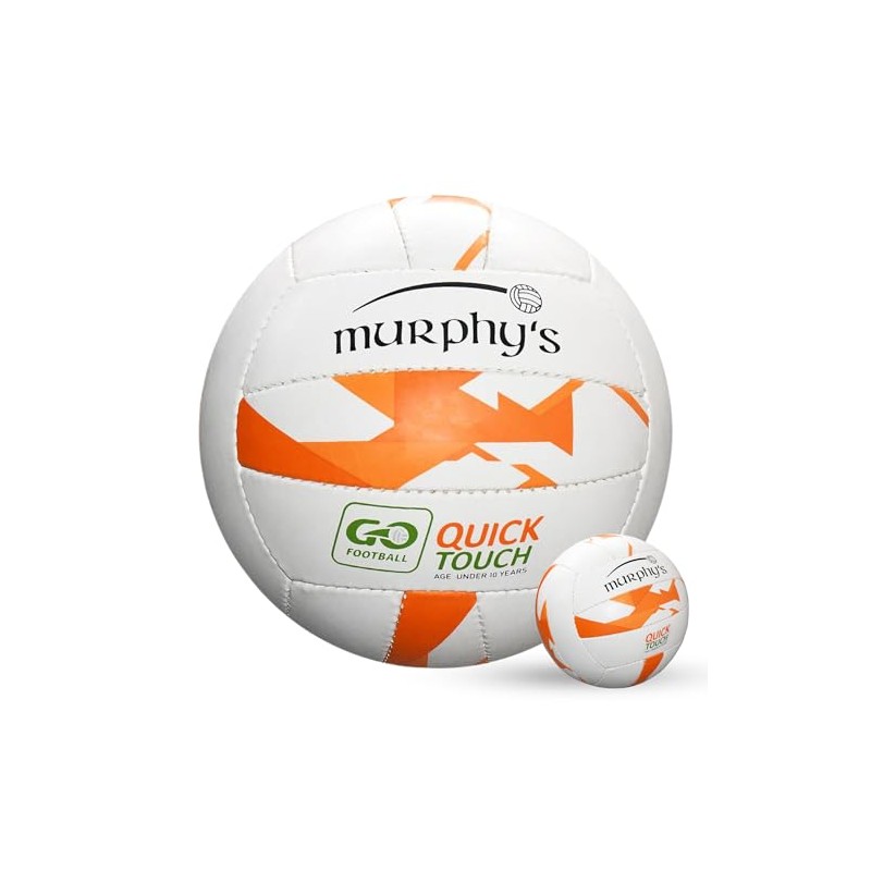 Murphy's Gaelic Footballs, 4/Quick Touch, White