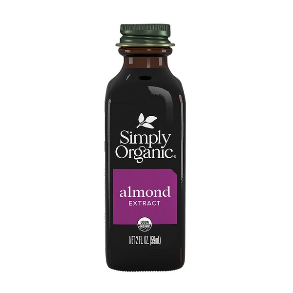 Simply Organic Almond Extract, Certified Organic | 2 oz | Pack of 3