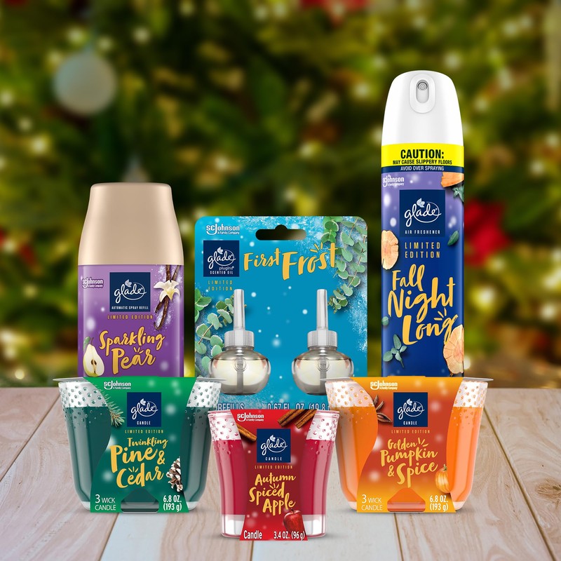 Glade PlugIns Refills Air Freshener Starter Kit, Scented and Essential