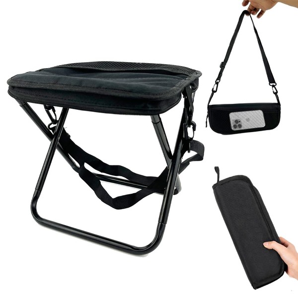 Folding Chair, Ultra Lightweight, Compact, Folding Chair, Integrated Storage Bag,