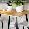 BELLE VOUS Kurtzy Set of 6 Handbags Table Hooks -