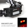 Steelman Pro Rechargeable Focusing Spotlight Headlamp, Motion-Sensing, Rear Safety Light,