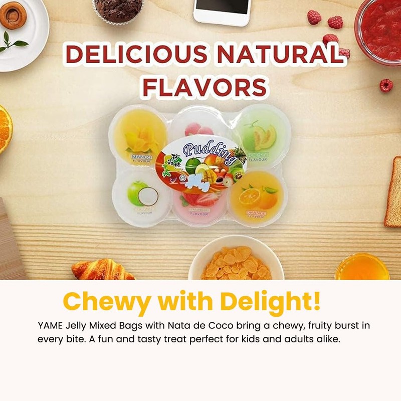 Fruit Pudding - Assorted Popping Cups - Mixed Pudding Flavours