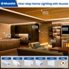 Muzata 5Pack 3.3FT/1M Spotless LED Channel with Hanging Wire No
