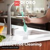 DI ORO Silicone Spoons for Cooking - Large Kitchen Spoons