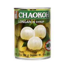 Chaokoh Longan in Syrup, 20 Ounce