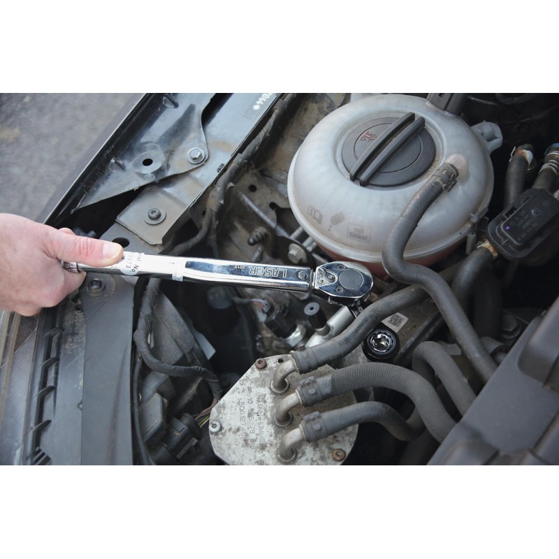 Laser 9138 Ratchet Torque Adapter with Shallow Insert Sockets 13pc