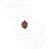 Royal Kraft Traditional Print Stamp Brass Floral Pattern Wood Clay