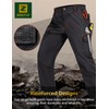 Zoofly Mens Cargo Pants Waterproof Hiking Pants for Men Ripstop