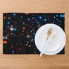 WHJYMX Stars Pattern Printed Placemats Plate mat 12x18in 6 Pieces