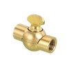 PATIKIL M10 Sloped Ceiling Adapter, Rotatable Swivel Hanging Angled Brass