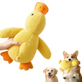 Anti Stress Ente für Hunde,Hund Spielzeug,Hundespielzeug Beruhigende,Ente für Pfotenmond,Entes Kuscheltier,Dog Toys zur Beruhigung & Unterhaltung,Welpen Kreatives Plüsch Weiches Kissen für Kleine,Groß