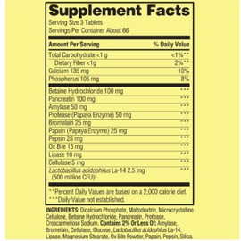 Spring Valley Probiotic Multi-Enzyme Digestive Formula Tablets Pack of 2, 200 ct 400 Total Including Pill Organizer