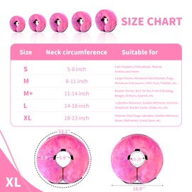 Inflatable Dog Recovery Collar, Dog Cone Collar for After Surgery, Prevent Dogs from Biting & Scratching Wound E-Collars to Help with Healing Soft Pet Recovery Collar Does