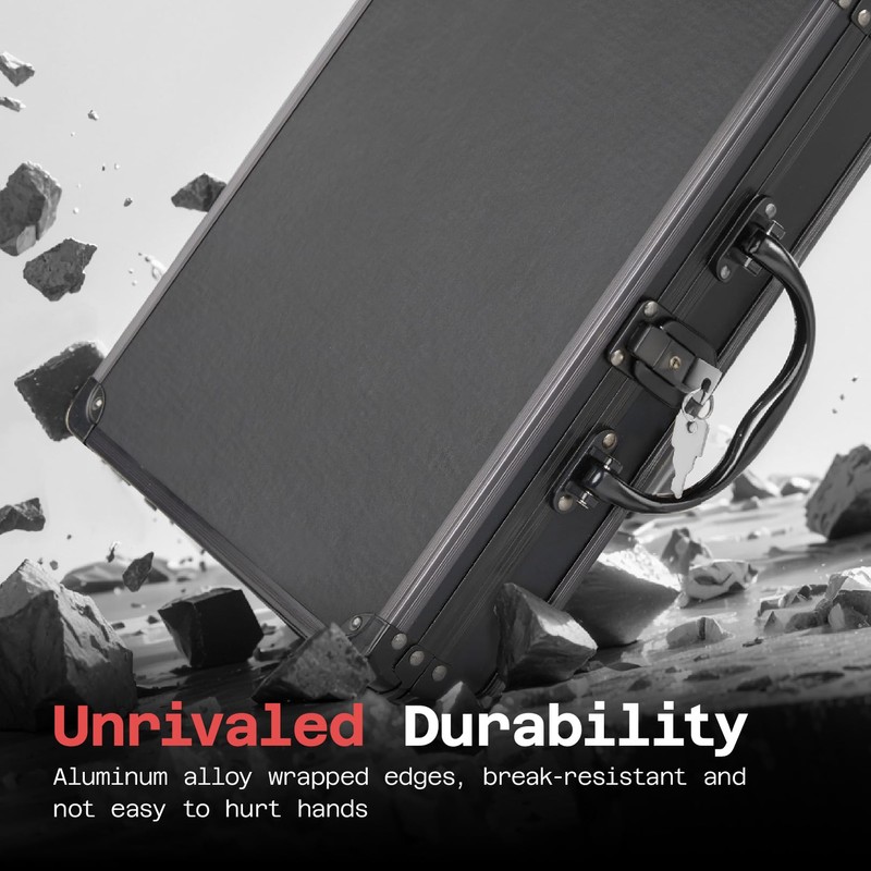Sooez Key Lock Clipboard Storage Box, Heavy Duty Clipboard with