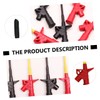 DOITOOL 2pcs Insulation Piercing Test Clip Heavy Duty Multimeter Probes