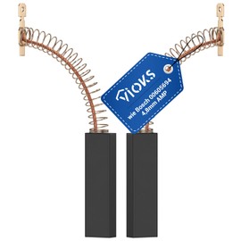 VIOKS Washing Machine Carbon Brushes 2x for Electric Motor Replacement for 00605694 605694 Carbon Brushes Bosch 4.8 mm AMP - Replacement Carbon Brushes Washing Machine Bosch Siemens Constructa Carbon