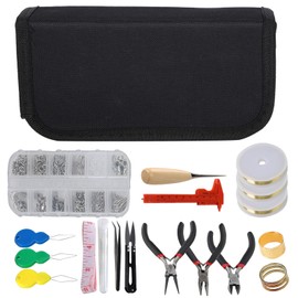 Jewelry Making Tools Pliers Earring Hook Ribbon Buckle Measuring Ruler Handicraft Utensil