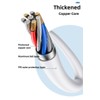 BFZDYQL Magnetic Universal USB Fast Charging Cable Cord for Massager,