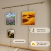 27.6in Brass Gallery Rail, Picture Rail Hanging System with Chain