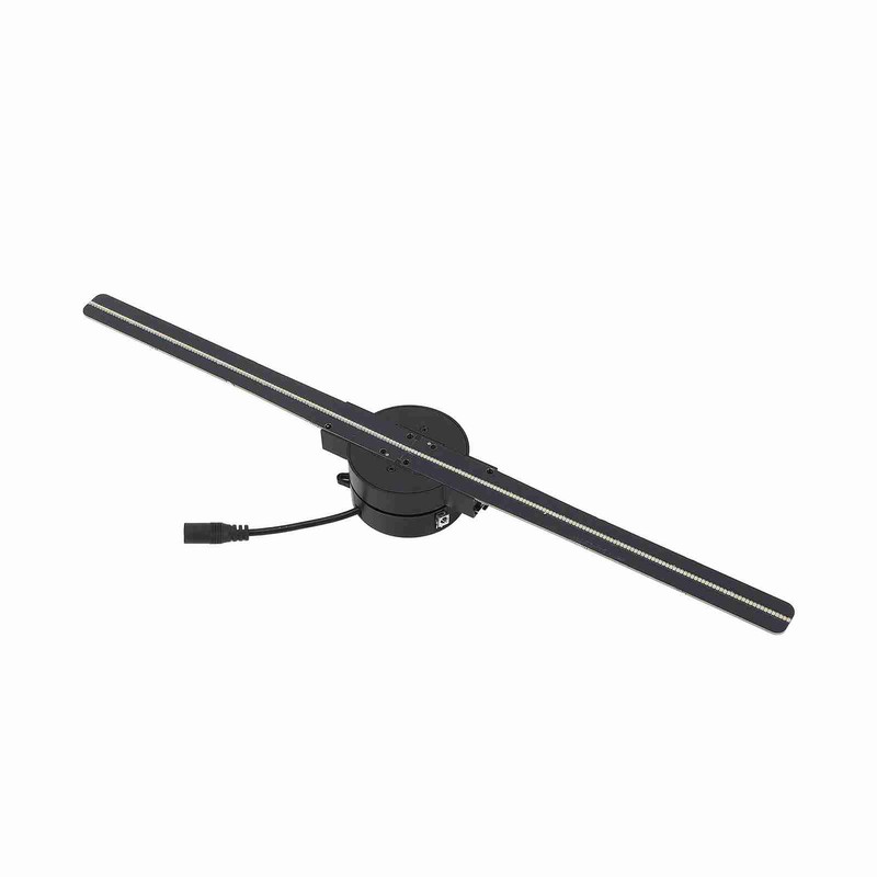 3D Holographic Advertising Machine 415x415mm 1024x640 244 LEDs Hologram Fan