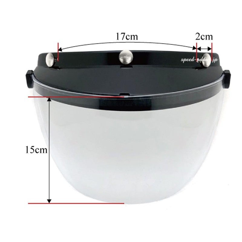 SPEED ADDICT DIN MARKET RT-1N FLIP UP SHIELD BLACK x