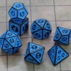 QMAY DND Dice Polyhedral Dice Set – 7 Pieces for