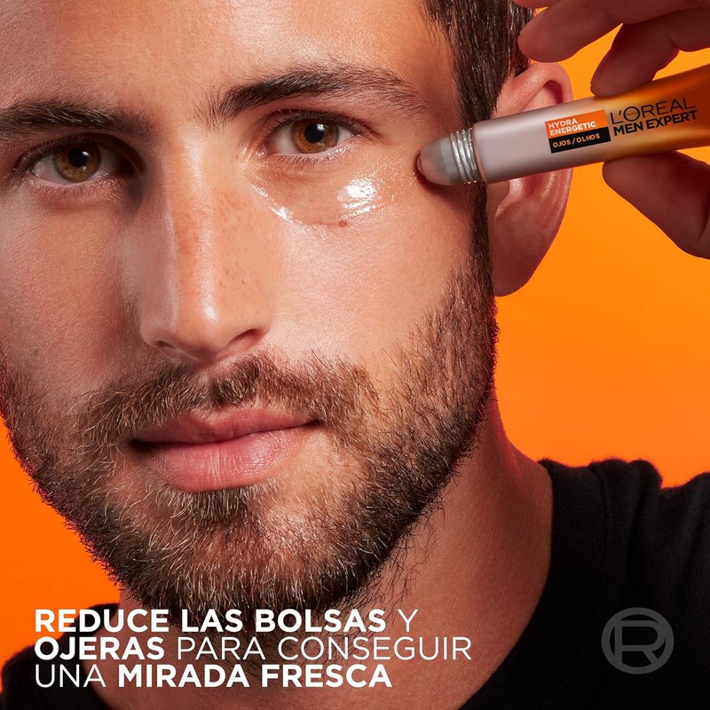 L'Oreal Paris Roll On Crema para Ojos, Men Expert, 10