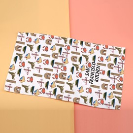 AATOP San Francisco Kitchen Towel San Francisco Kitchen Gift Kitchen Accessories San Francisco Souvenirs Tea Towel Dish Towel (SAN FRANCISCO KITCHEN 2U)