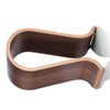 U Shape Wood Headphones Stand Holder Hanger Wooden Headset Desk