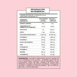 Pure Form Bonita Colágeno Hidrolizado Ácido Hialuronico Capsulas
