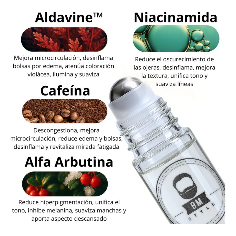Roll On Anti Ojeras Oscuras Anti Bolsas Inflamadas Om Style