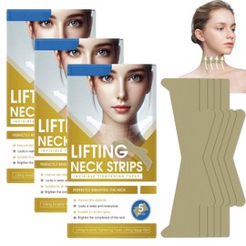 20Pcs Halsstraffung Anti-Falten Halsmasken zur Hautpflege Feuchtigkeitsspendend Halsstraffung Maske Hals Feine Linie Maske Reduziert Fältchen Feine Linien für Nacken Doppelkinn und Halsstraffung