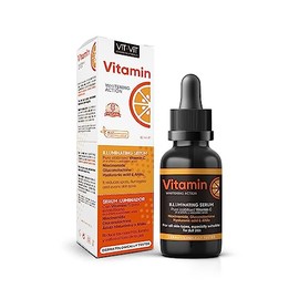 Serum Vitamina C con Acido Hialurónico y Niacinamida, Reduce las Manchas e Ilumina la Piel. Serum Hidratante vegano 30 ml Vit Vit Cosmetics