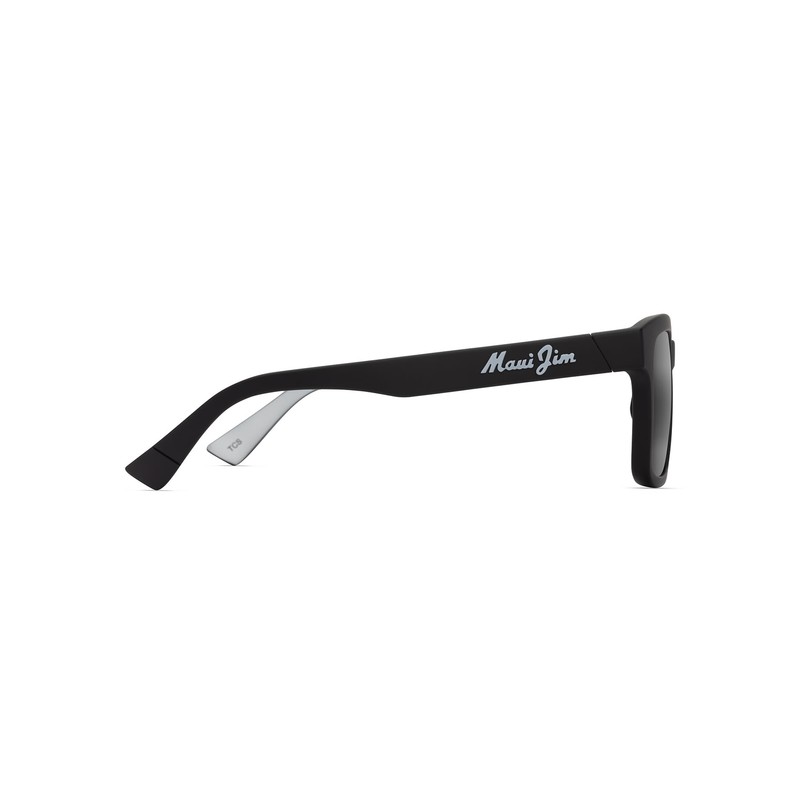 Maui Jim Unisex's Opiopio AF Polarized Square Sunglasses, Matte Black