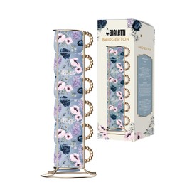 Bialetti Stackable Cups, Bridgerton Blue, Set of 6