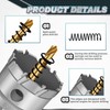Zeliceka TCT 14 pcs Carbide Hole Saw Kit for Hard