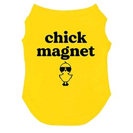 Chick Magnet Easter Dog Tee Shirt Sizes for Puppies, Toys, and Large Breeds (Yellow, Large 695)