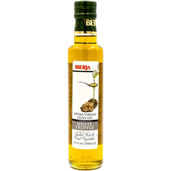 Iberia Aceite de oliva virgen extra con sabor a trufa blanca, 8.5 onzas