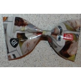 Handmade 1 One Direction Duct Tape Bow Hair Clip bowtie handmade music band