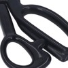 Sewing Scissors 10in Black High Manganese Steel Iron Ergonomic Curved