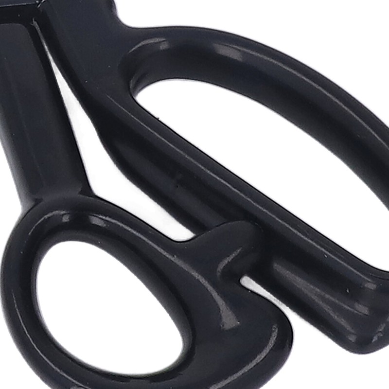 Sewing Scissors 10in Black High Manganese Steel Iron Ergonomic Curved