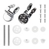 Fanmitrk Toilet Seat Hinges Made of Zinc Alloy, Toilet Lid