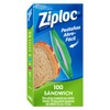 Ziploc Bolsa Reutilizable para Sandwich 100 bolsas