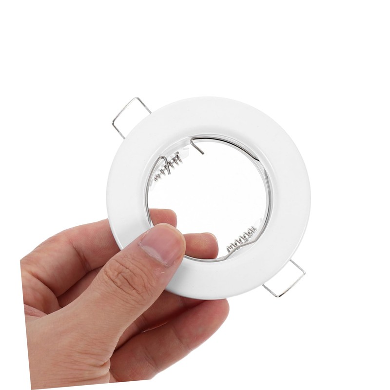 SHINEOFI Space-Saving Light Fitting 3pcs Mr16/gu10 Spotlight Fixtures Iron Trim